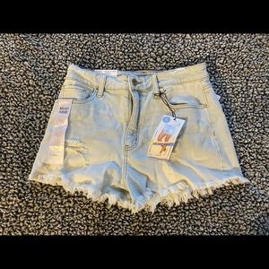 High rise shorts